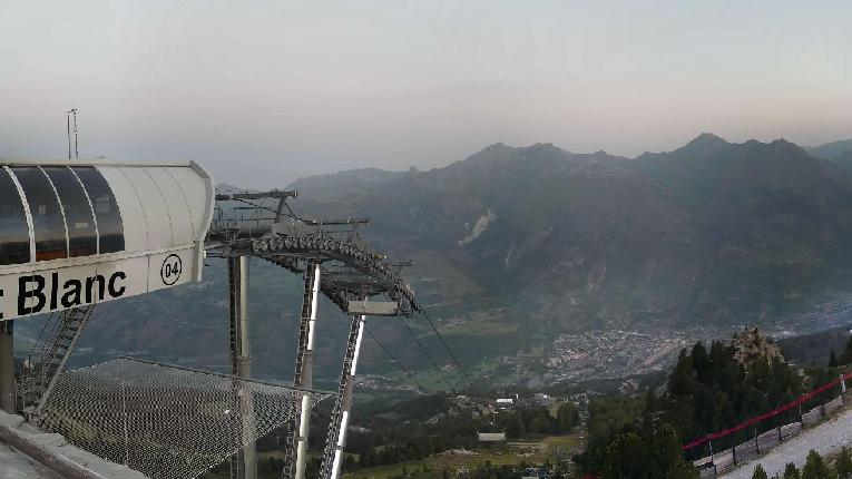 Webcam Les Arcs: MontBlanc 1600m