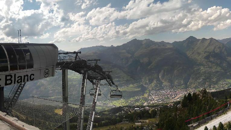 Webcam Les Arcs: MontBlanc 1600m