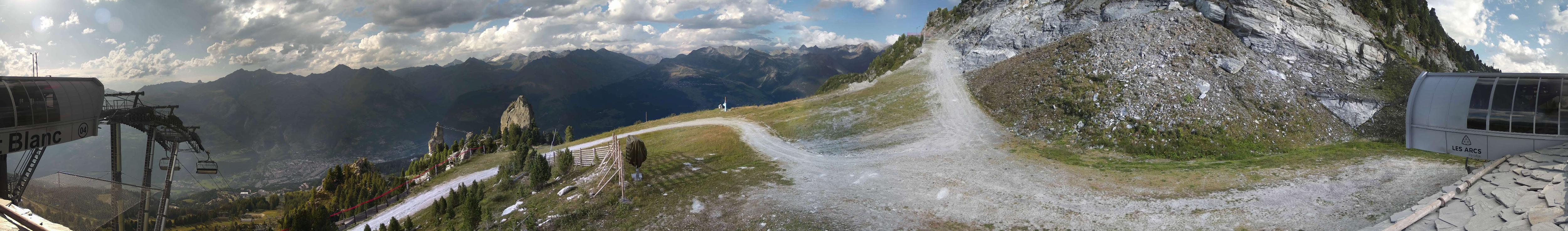 Webcam Les Arcs: MontBlanc 1600m