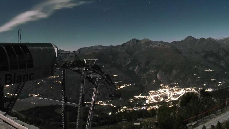 Webcam Les Arcs: MontBlanc 1600m