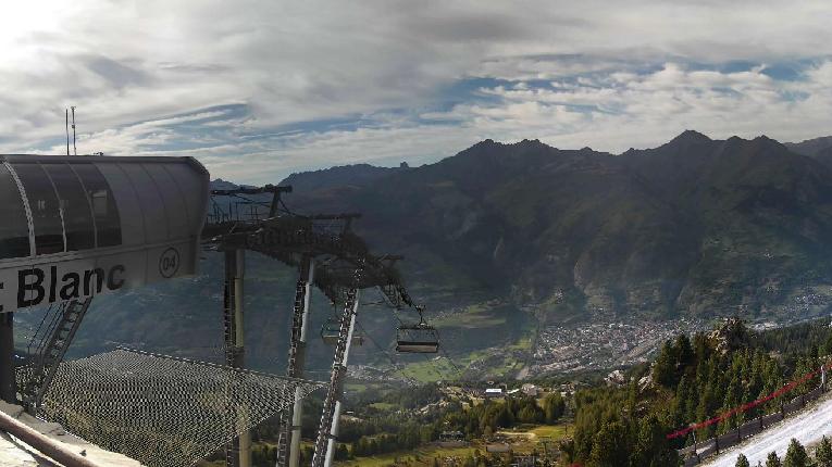 Webcam Les Arcs: MontBlanc 1600m
