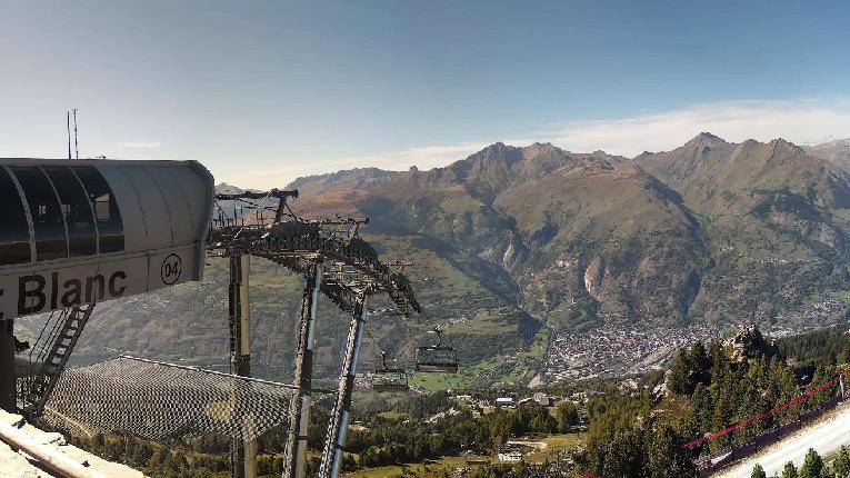Webcam Les Arcs: MontBlanc 1600m