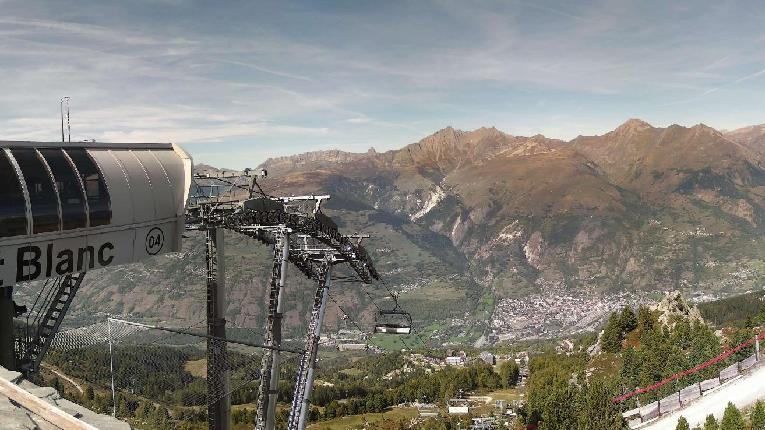 Webcam Les Arcs: MontBlanc 1600m