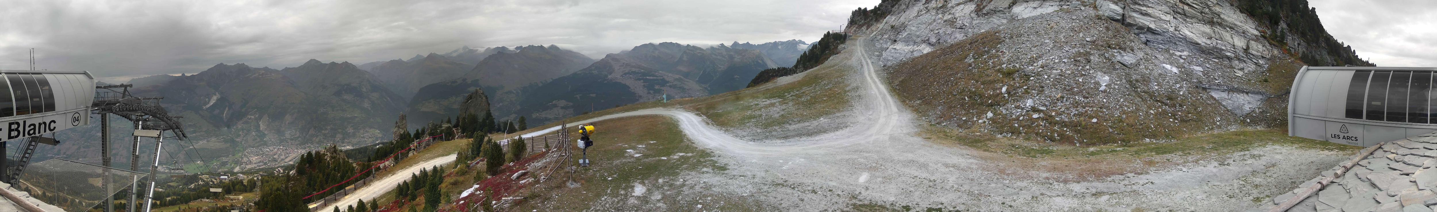 Webcam Les Arcs: MontBlanc 1600m