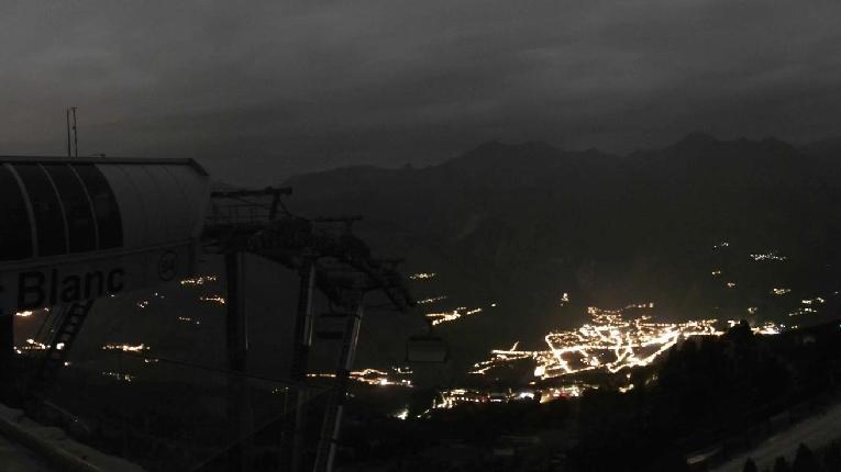 Webcam Les Arcs: MontBlanc 1600m