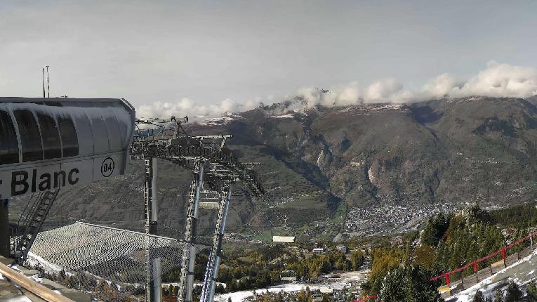 Webcam Les Arcs: MontBlanc 1600m