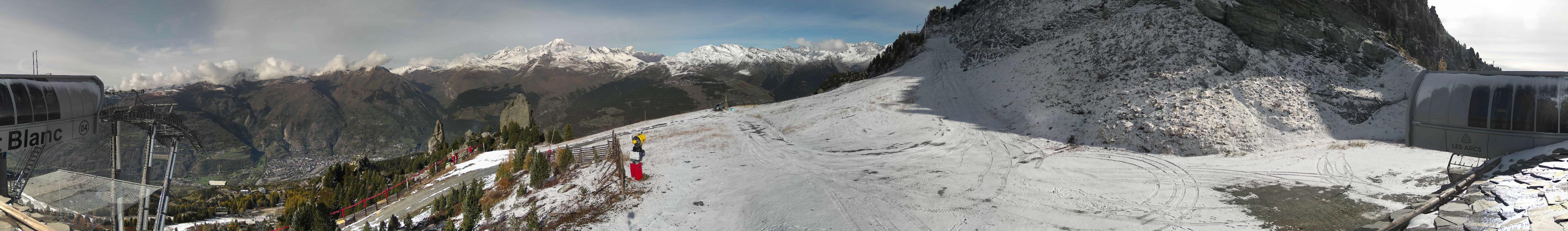 Webcam Les Arcs: MontBlanc 1600m