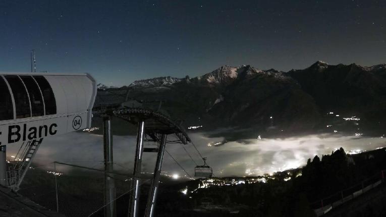Webcam Les Arcs: MontBlanc 1600m