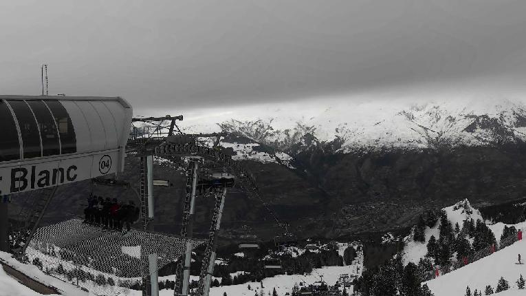 Webcam Les Arcs: MontBlanc 1600m