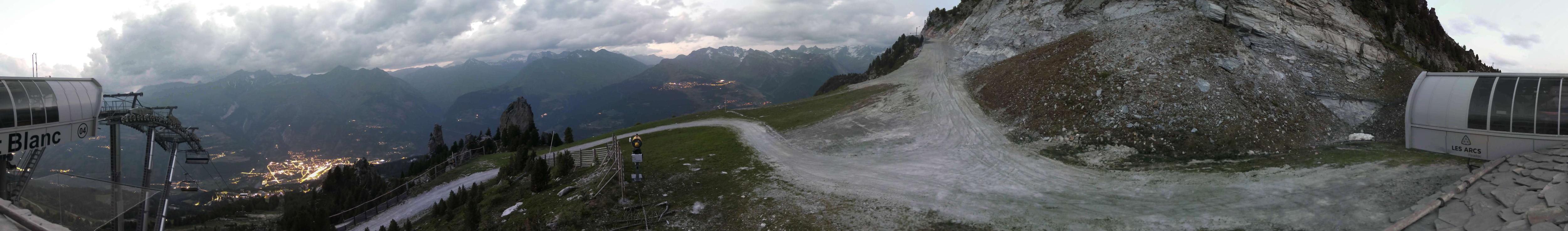 Webcam Les Arcs: MontBlanc 1600m