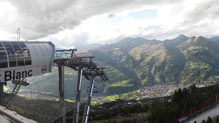 Webcam Les Arcs: MontBlanc 1600m