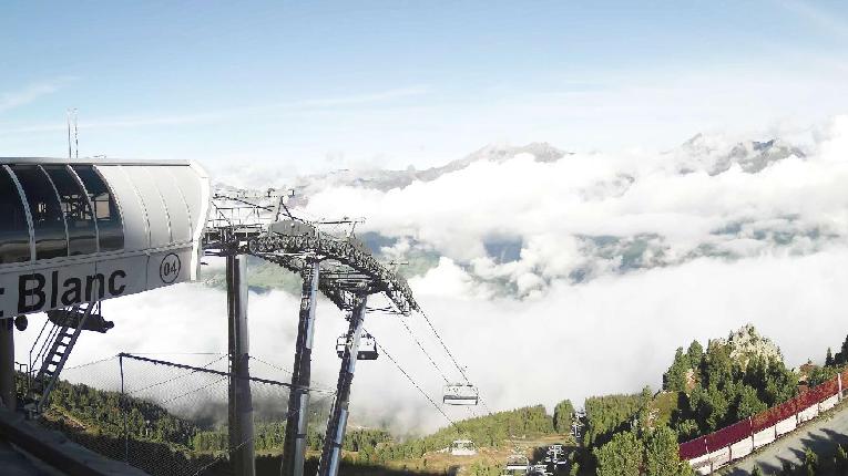 Webcam Les Arcs: MontBlanc 1600m
