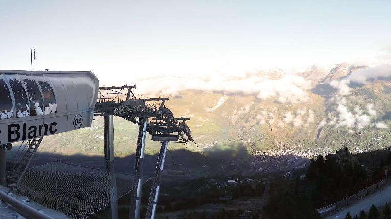 Webcam Les Arcs: MontBlanc 1600m