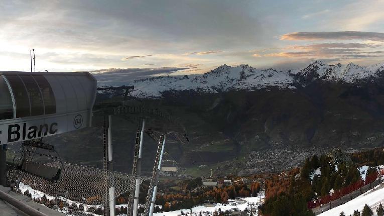 Webcam Les Arcs: MontBlanc 1600m