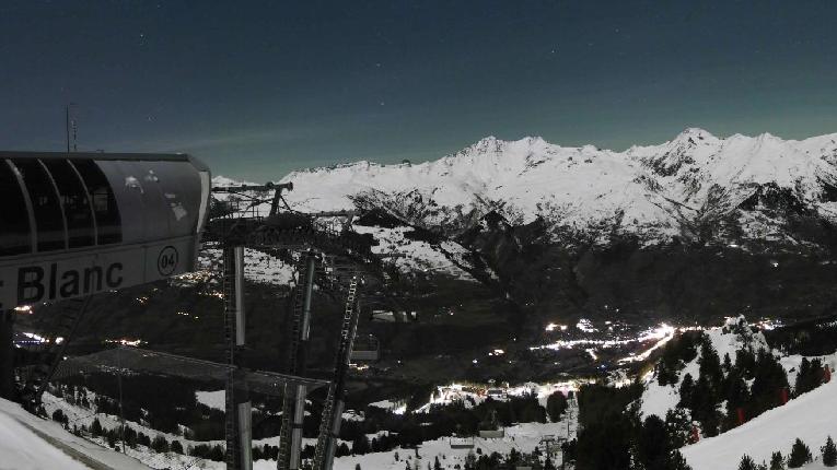 Webcam Les Arcs: MontBlanc 1600m