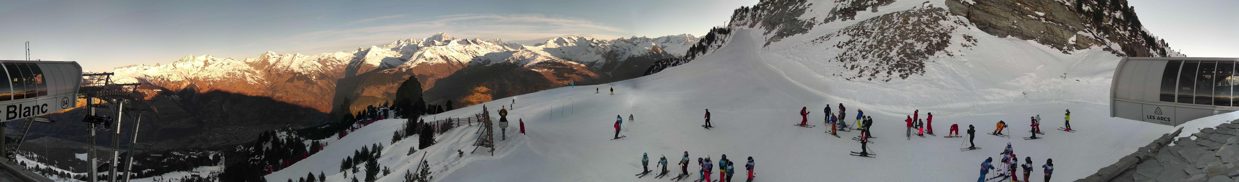 Webcam Les Arcs: MontBlanc 1600m