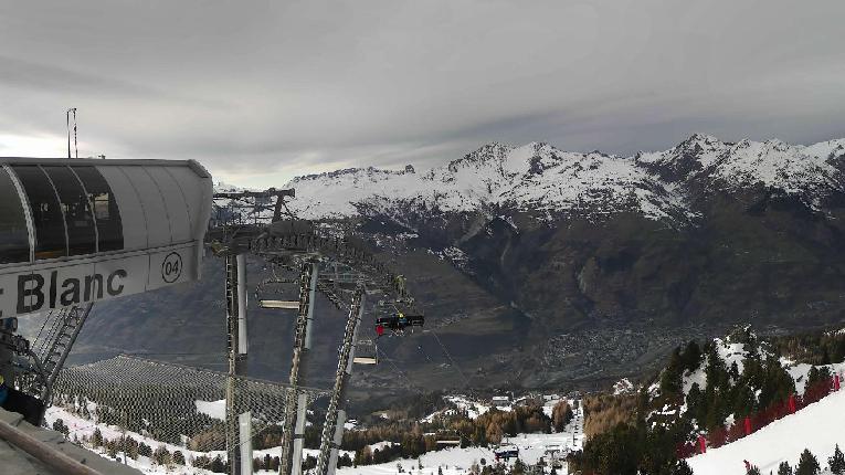 Webcam Les Arcs: MontBlanc 1600m