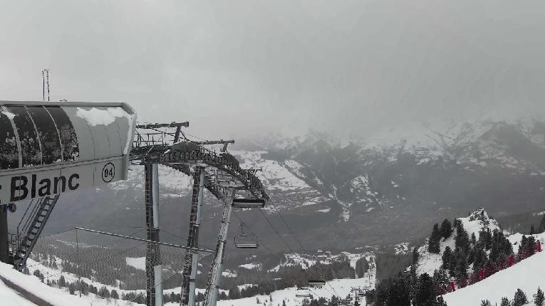 Webcam Les Arcs: MontBlanc 1600m