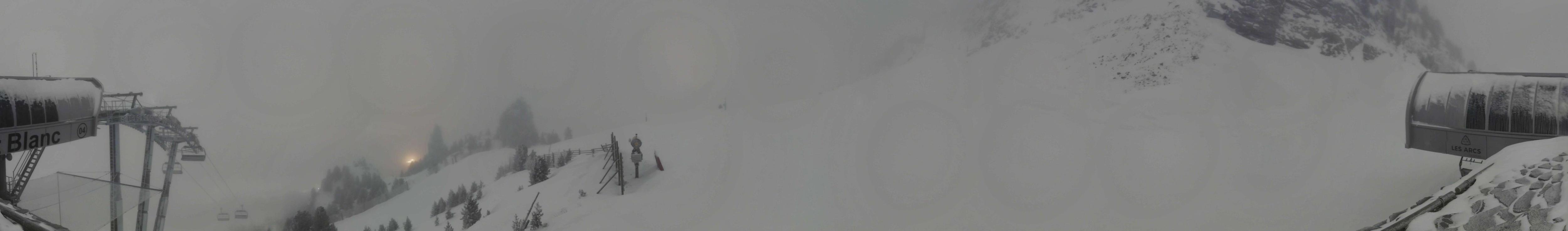 Webcam Les Arcs: MontBlanc 1600m