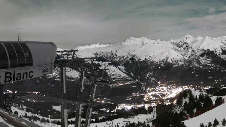Webcam Les Arcs: MontBlanc 1600m