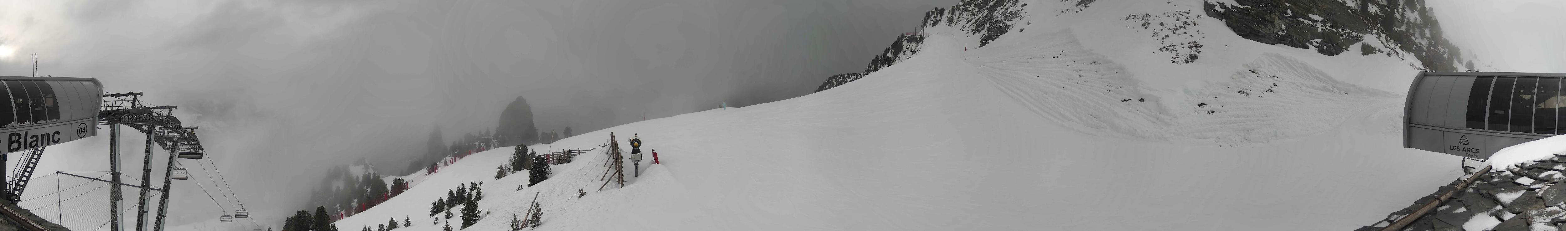 Webcam Les Arcs: MontBlanc 1600m