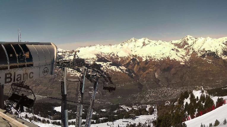 Webcam Les Arcs: MontBlanc 1600m