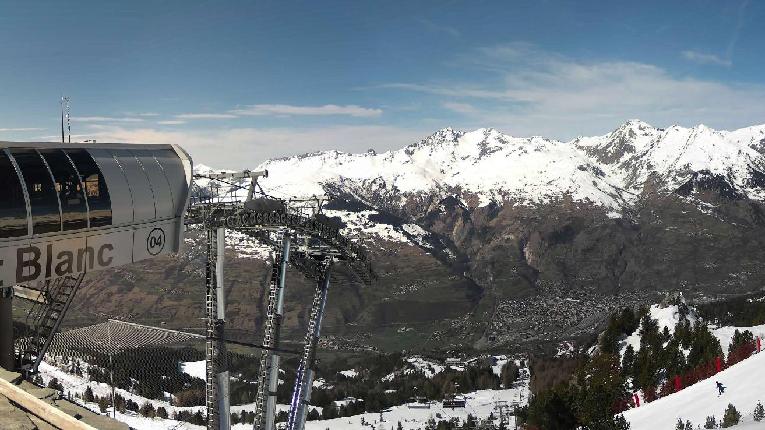 Webcam Les Arcs: MontBlanc 1600m