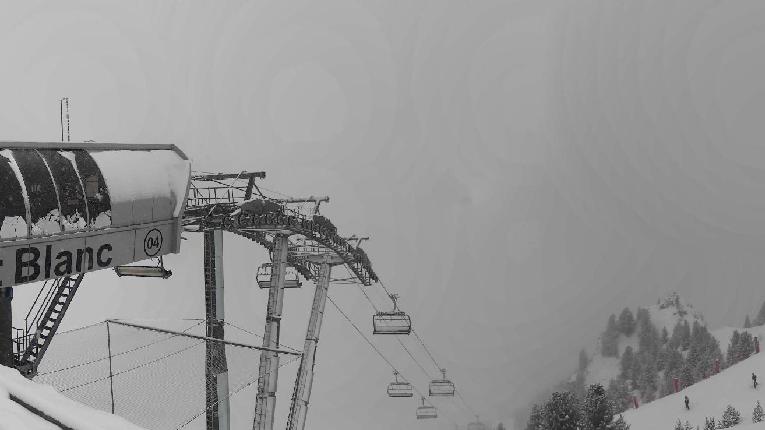 Webcam Les Arcs: MontBlanc 1600m