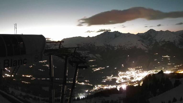 Webcam Les Arcs: MontBlanc 1600m