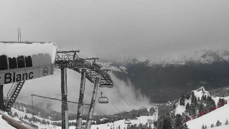 Webcam Les Arcs: MontBlanc 1600m