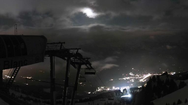 Webcam Les Arcs: MontBlanc 1600m