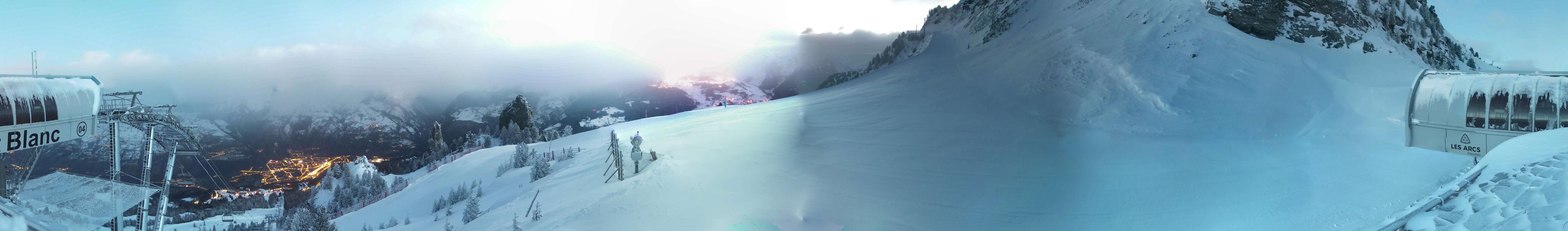 Webcam Les Arcs: MontBlanc 1600m