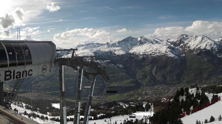 Webcam Les Arcs: MontBlanc 1600m