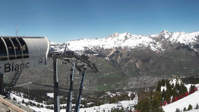 Webcam Les Arcs: MontBlanc 1600m