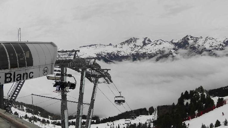 Webcam Les Arcs: MontBlanc 1600m