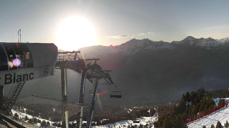 Webcam Les Arcs: MontBlanc 1600m
