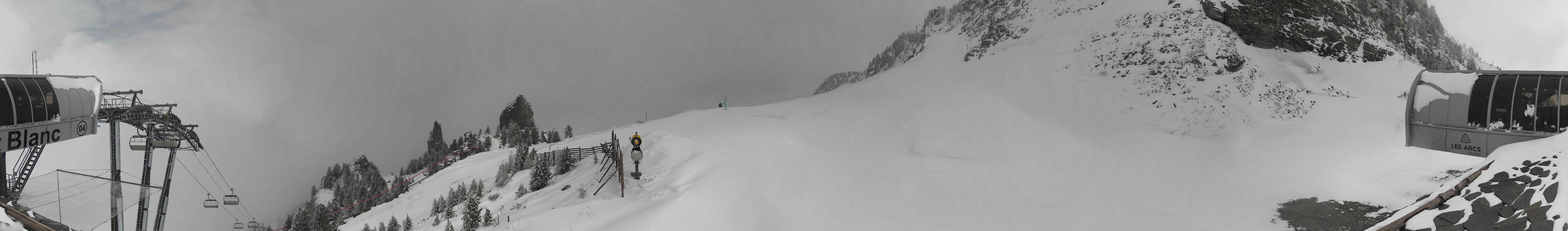Webcam Les Arcs: MontBlanc 1600m
