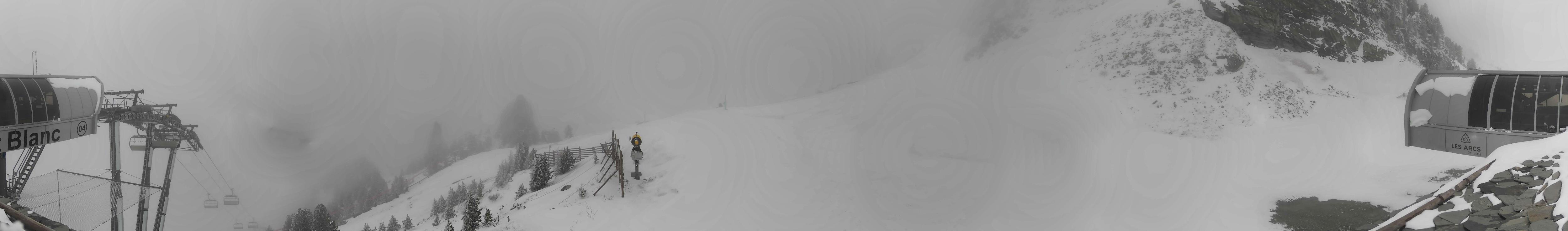 Webcam Les Arcs: MontBlanc 1600m
