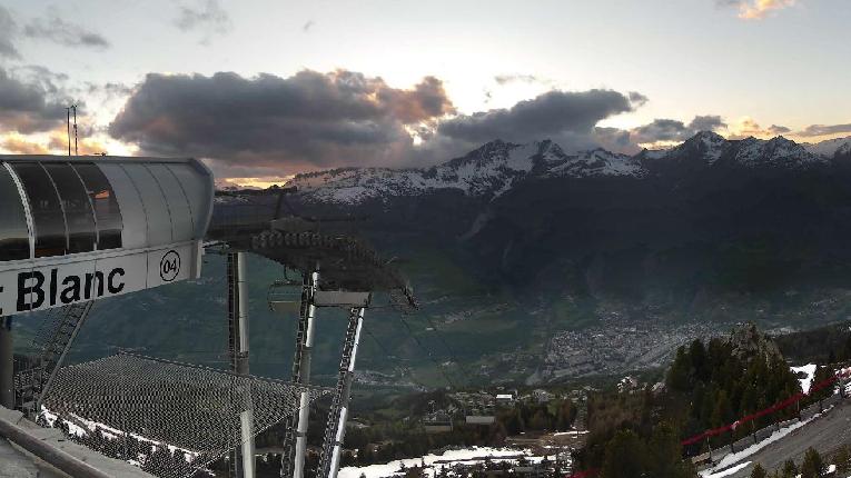 Webcam Les Arcs: MontBlanc 1600m