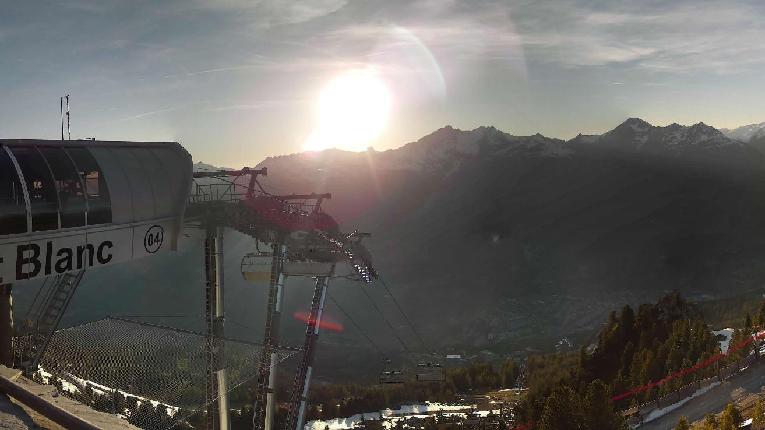 Webcam Les Arcs: MontBlanc 1600m