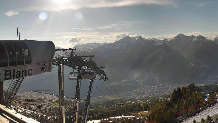 Webcam Les Arcs: MontBlanc 1600m