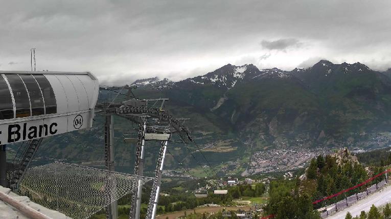 Webcam Les Arcs: MontBlanc 1600m