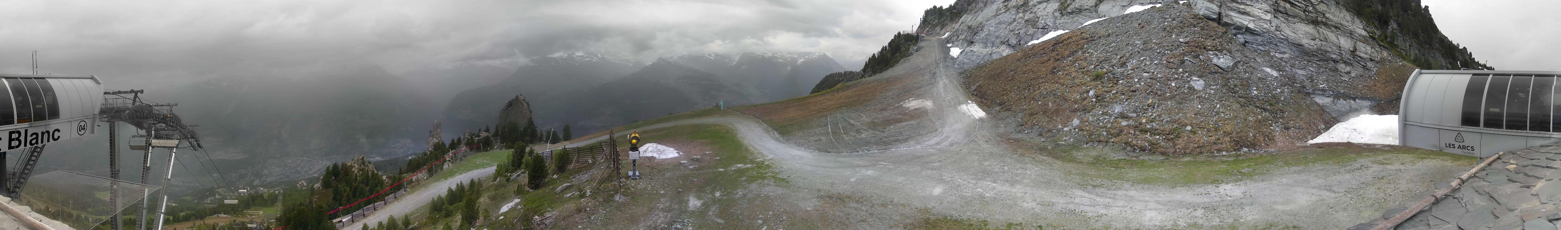 Webcam Les Arcs: MontBlanc 1600m