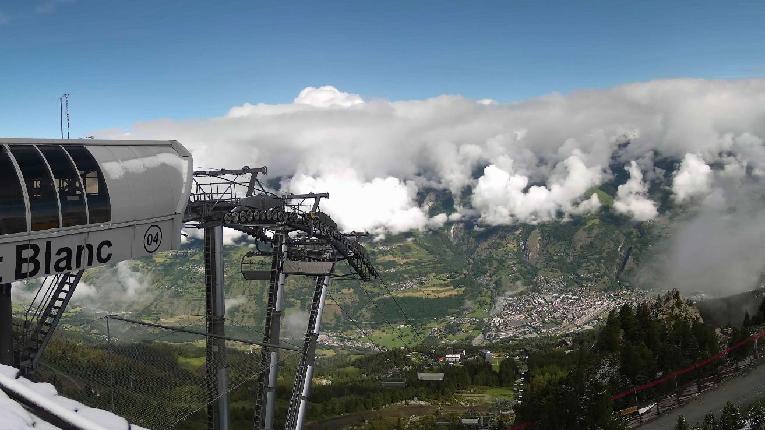 Webcam Les Arcs: MontBlanc 1600m