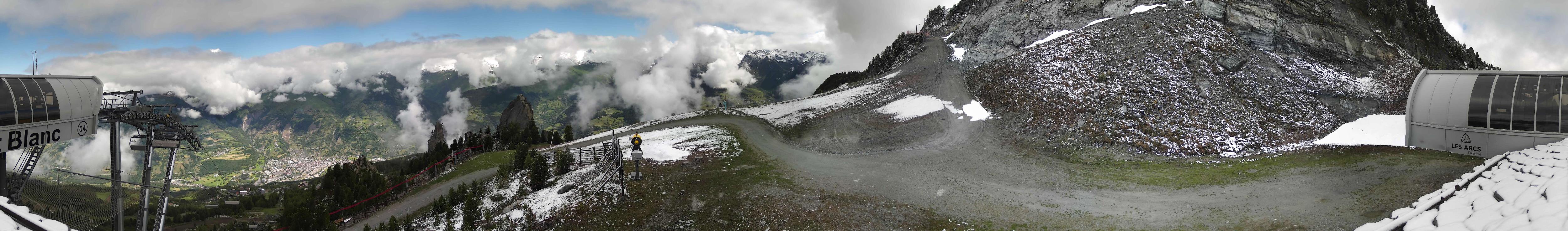 Webcam Les Arcs: MontBlanc 1600m