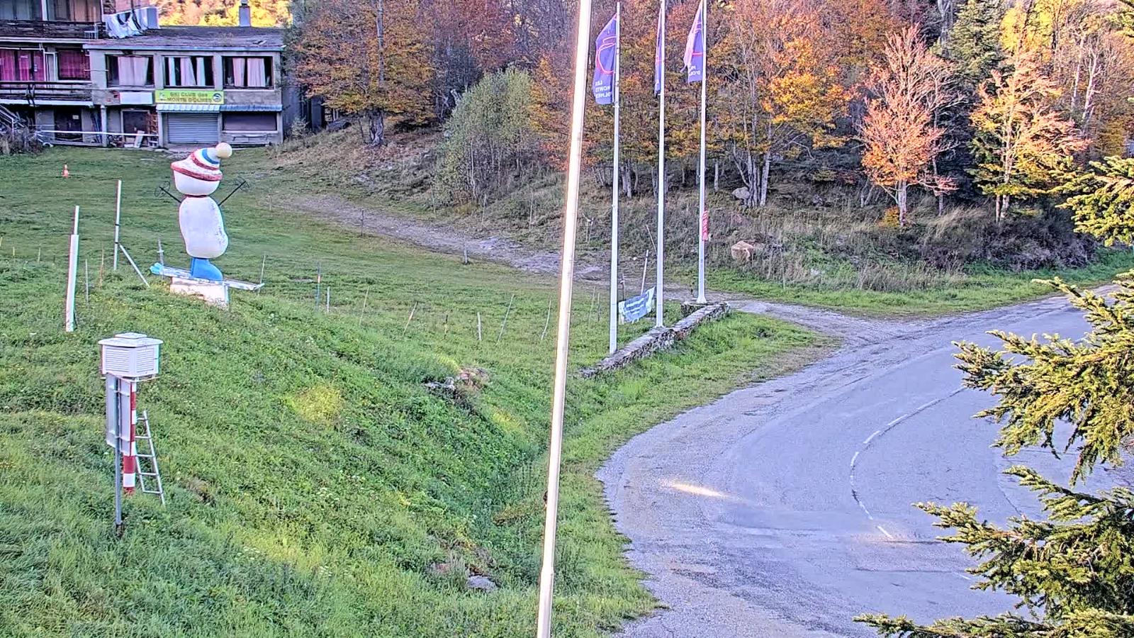 Webcam Les Monts d Olmes: Arrivée Piste