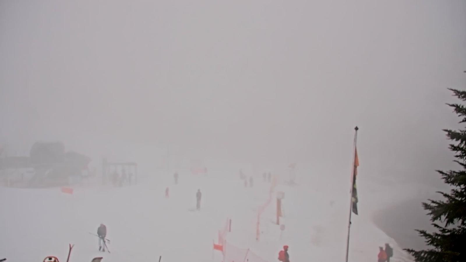 Webcam Les Monts d Olmes: Arrivée Piste