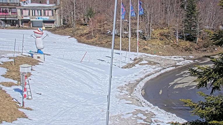 Webcam Les Monts d Olmes: Arrivée Piste
