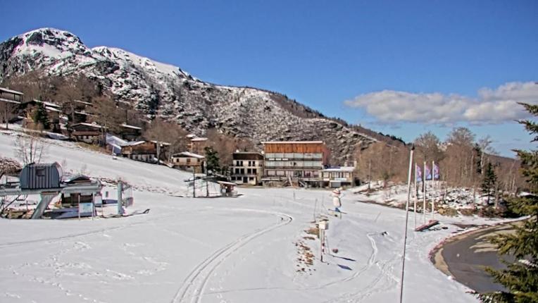 Webcam Les Monts d Olmes: Arrivée Piste