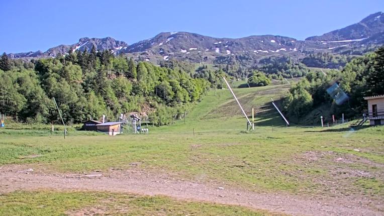 Webcam Les Monts d Olmes: Arrivée Piste